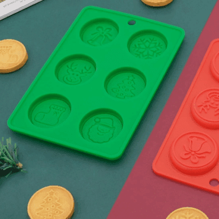 Καλούπι Σιλικόνης Wax Melts - Festive Stamps