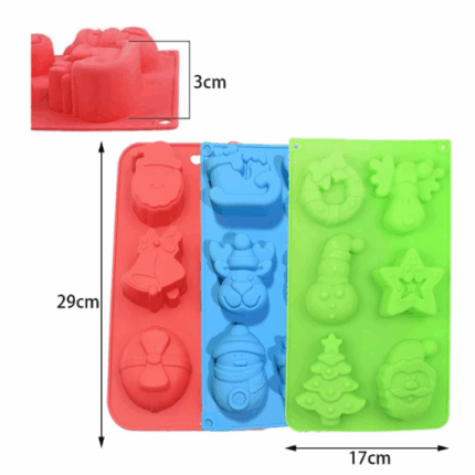 Καλούπι Σιλικόνης Wax Melts - Merry Moments