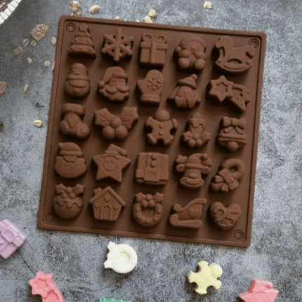 Καλούπι Σιλικόνης Wax Melts - Noel Minis