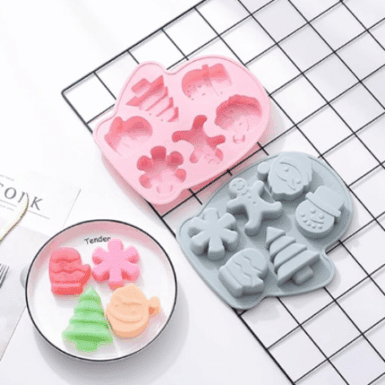 Καλούπι Σιλικόνης Wax Melts - Γιορτινά Σχέδια