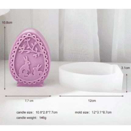 Καλούπι Σιλικόνης Αυγό-Με Λαγουδάκια