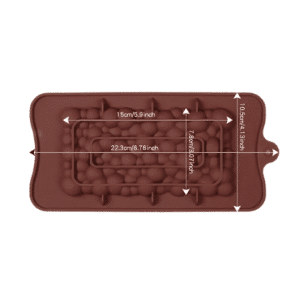Καλούπι Σιλικόνης Μπάρα Σοκολάτας Bubble