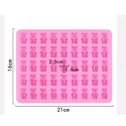 Καλούπι Σιλικόνης Ταρτάκια Wax Melts Gummy Bears1