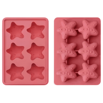 Καλούπι Σιλικόνης Ταρτάκια Wax Melts Αστερίας