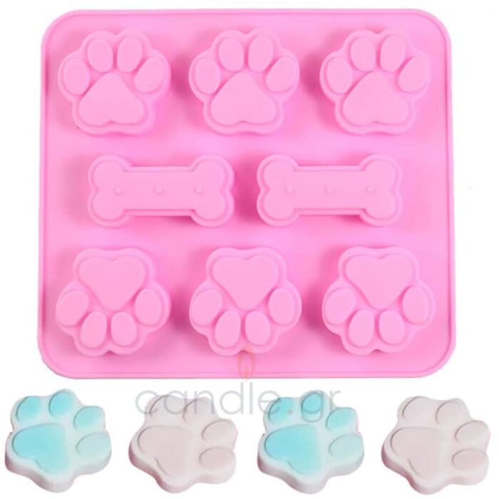 καλούπι σιλικόνης για ταρτακια wax melts