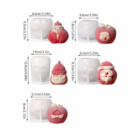 Καλούπι Σιλικόνης Χριστουγεννιάτικες Φιγούρες