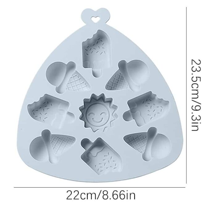 Καλούπι σιλικονης-Wax melts Παγωτό