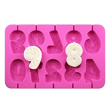 Καλούπι-σιλικόνης Αριθμοί 0-9