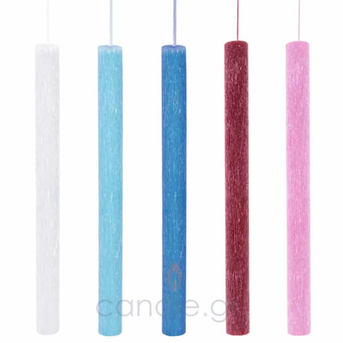 Λαμπάδα Στρογγυλή Ξυστή 30cm