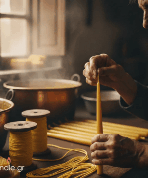 Λαμπάδα από 100% Αγνό Μελισσοκέρι-blog