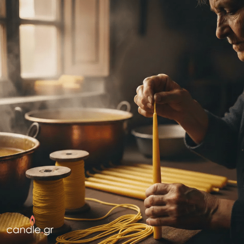 Λαμπάδα από 100% Αγνό Μελισσοκέρι-blog