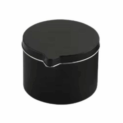 Μεταλλικό Δοχείο για κερί μασάζ Black