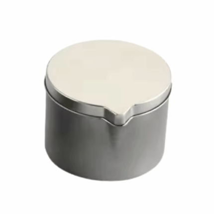 Μεταλλικό Δοχείο για κερί μασάζ - Ασημί