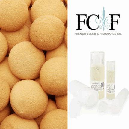 Αρωματικό Έλαιο Μπισκότο της French Color & Fragrance – gourmand άρωμα με ζάχαρη, βανίλια και καραμέλα για κεριά, σαπούνια και αρωματικά χώρου