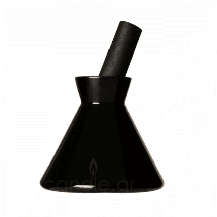 Μπουκάλι Lab Flask Μαύρο με Μαύρο Fiber Reed - 200ml