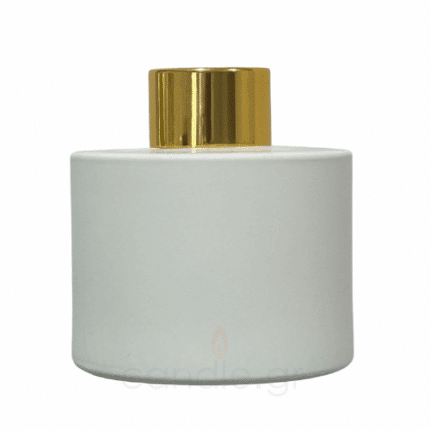 Μπουκάλι Κύλινδρος Λευκό Ματ 100ml με βιδωτό καπάκι