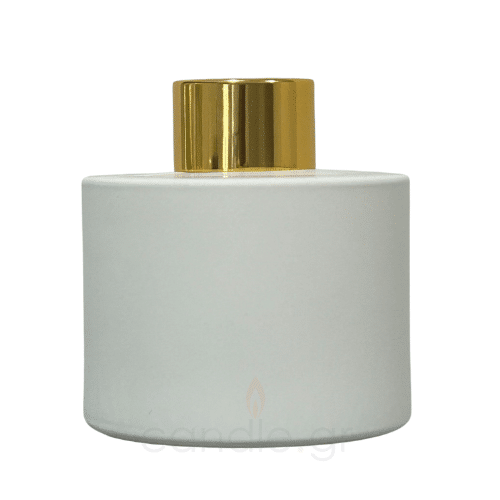 Μπουκάλι Κύλινδρος Λευκό Ματ 100ml με βιδωτό καπάκι Μπουκάλι Κύλινδρος Λευκό Ματ 100ml με βιδωτό καπάκι