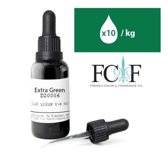 Υγρό χρώμα για κερί EXTRA-GREEN Υγρό χρώμα για κερί EXTRA-GREEN