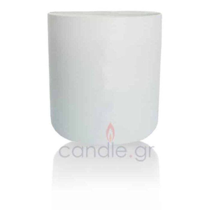δοχείο_για_κερί_ROMA 280ml – Λευκό Ματ Γυάλινο Ποτήρι ROMA 280ml – Λευκό Ματ