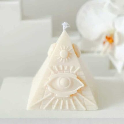 Καλούπι Σιλικόνης για κερια Πυραμίδα Evil Eye