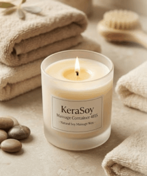 Κερί για μασάζ πάνω σε πάγκο